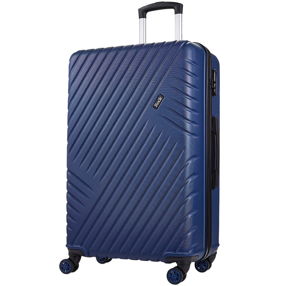 Rock Santiago Large Navy Hardshell Suitcase Image 1