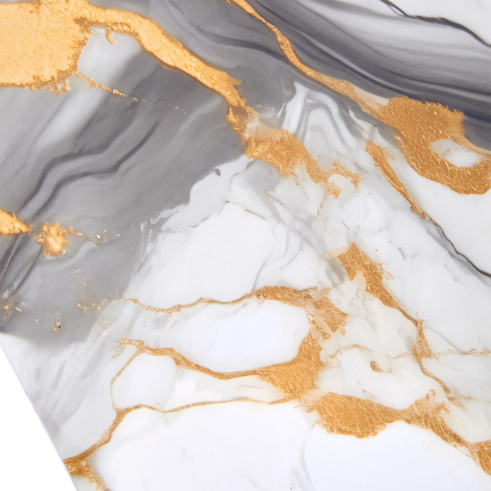 Living and Home Marble Patterned Multicolour PVC Self Adhesive Wall Sticker 10 Pack Image 7