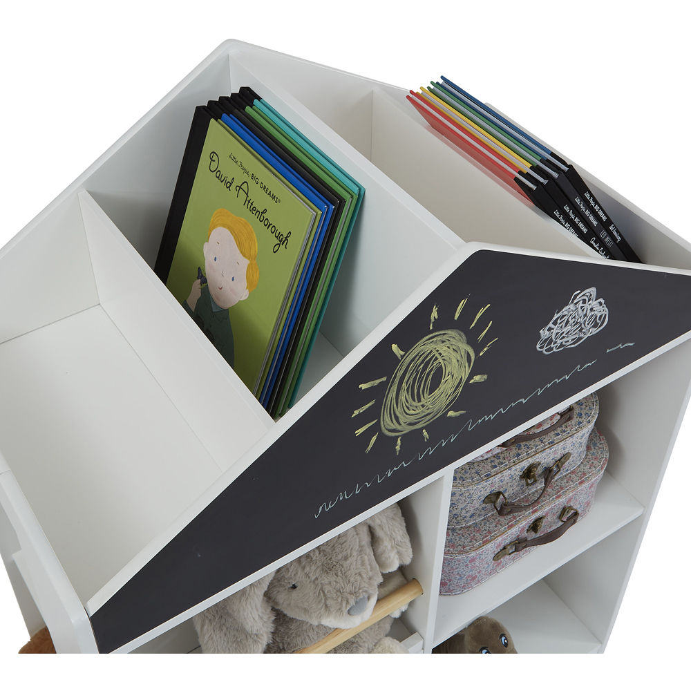 Liberty House Toys 10 Shelf Kids Blackboard Bookcase Image 6