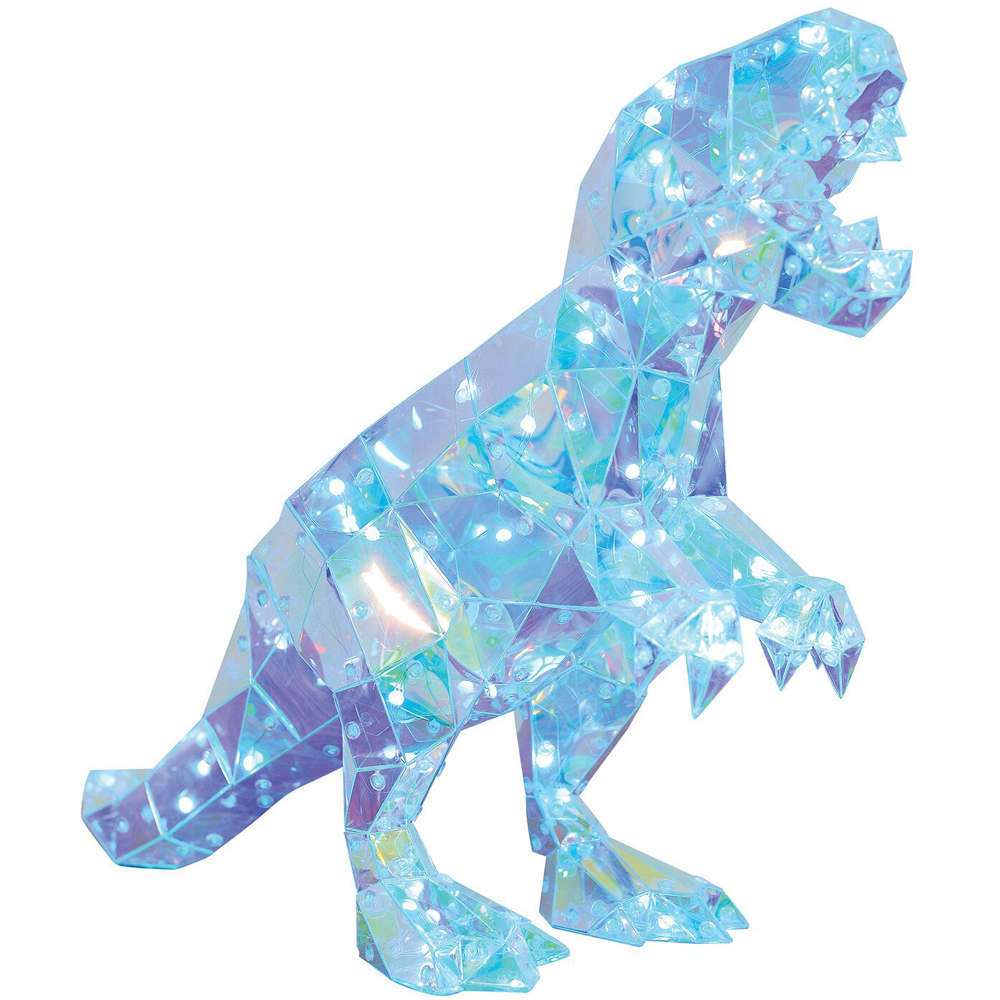 Crystal Effect Iridescent Dinosaur Light - Blue Image 2