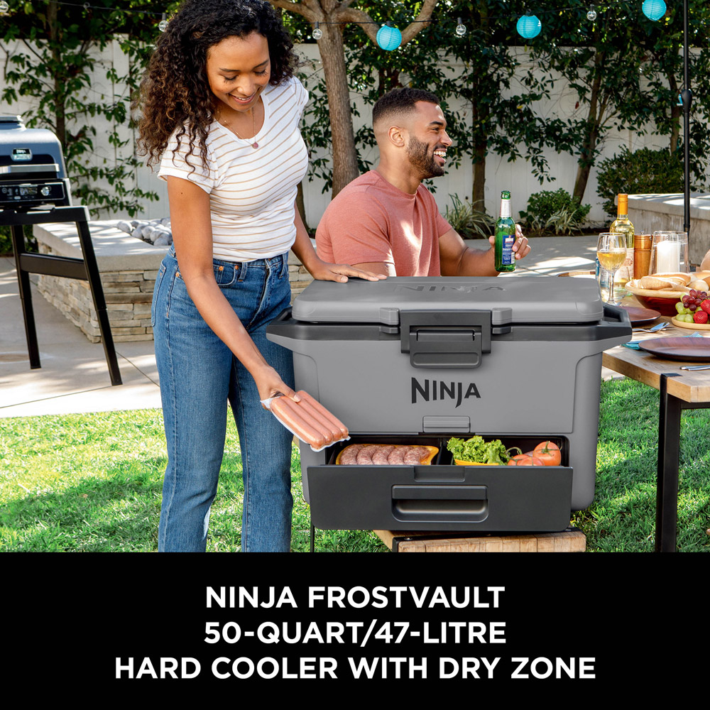 Ninja FrostVault FB151UKGY Slate Grey Hard Cooler with Dry Zone 47L Image 2
