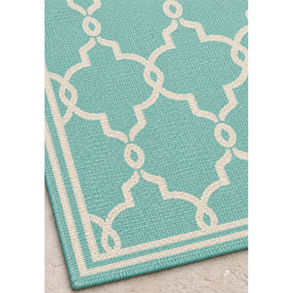 Portland Rugstyle Aqua Spanish Tile Rug 200 x 290cm Image 3