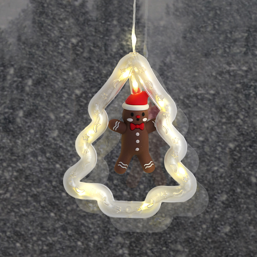 135 LED Christmas Character Curtain Light Image 4