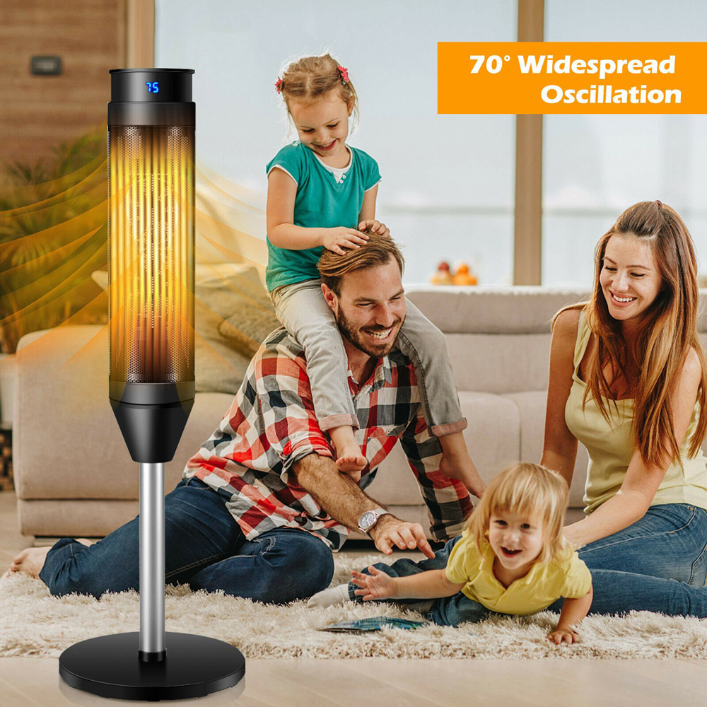 Costway Electric Tower Heater with Digital Timer Image 2