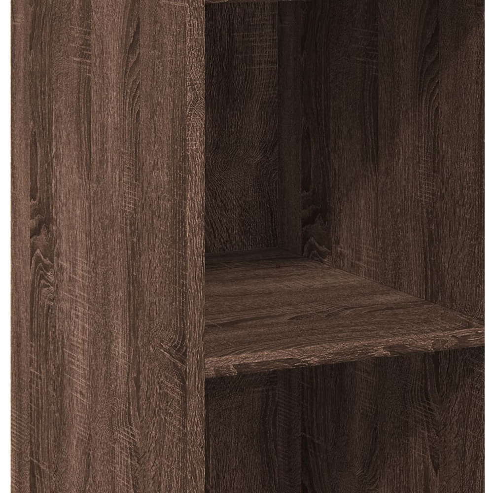 vidaXL 4 Shelf Brown Oak Highboard Image 7