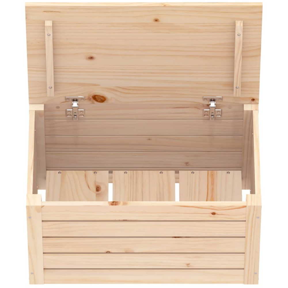 vidaXL Brown Solid Pinewood Stackable Storage Box Image 6