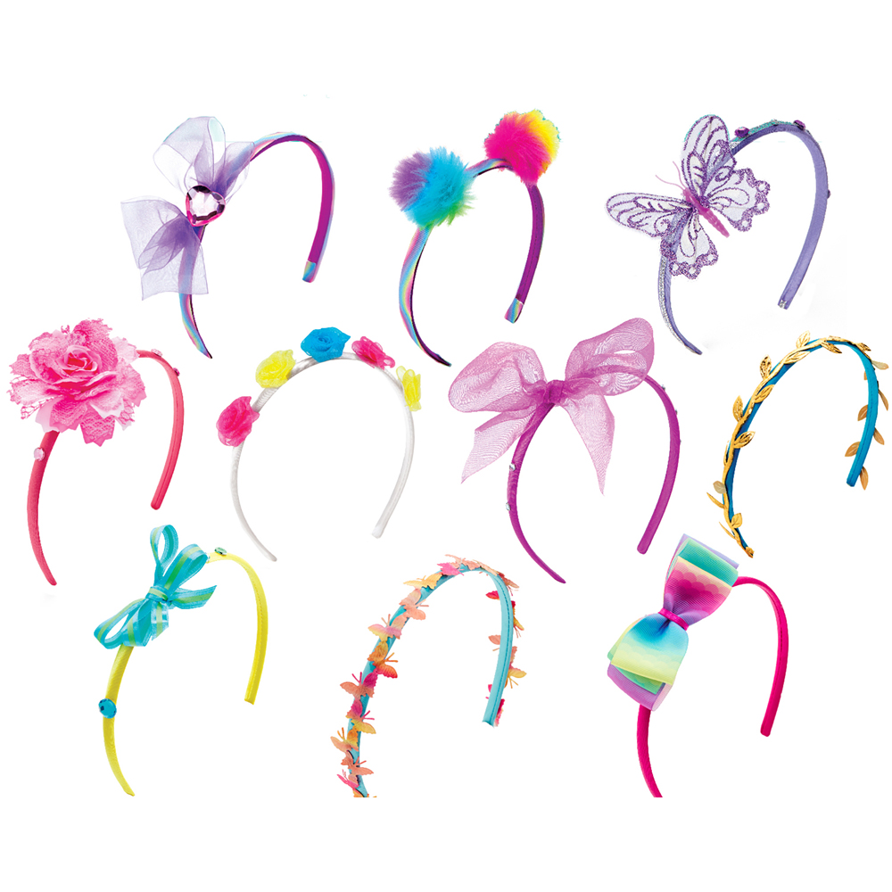Creativity For Kids Multicolour Fashion Headbands Craft Kit Image 6