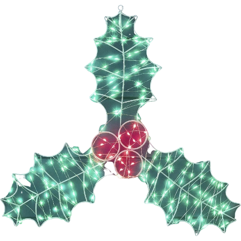 Marco Paul 170 Multicolour LED Christmas Holly Rope Light Image 2