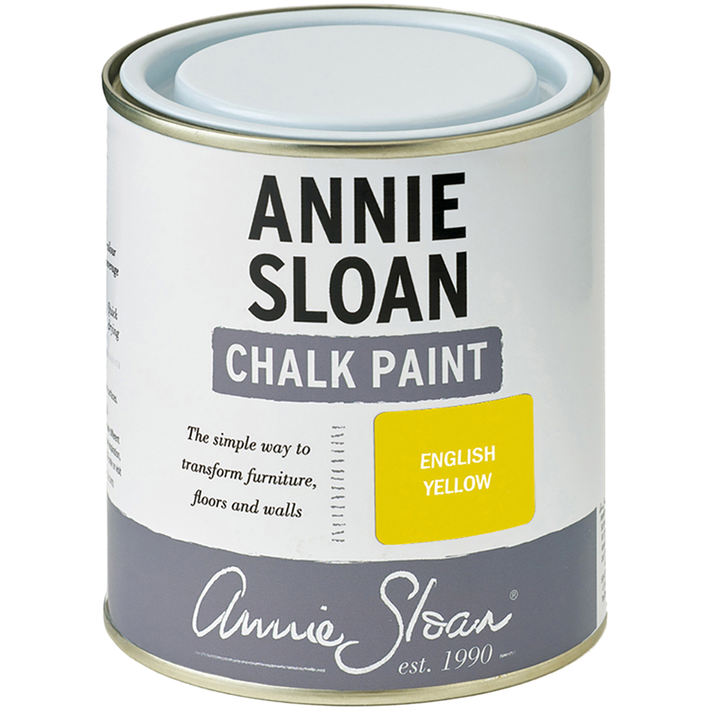 Annie Sloan English Yellow Matt Chalk Paint 500ml Image 2