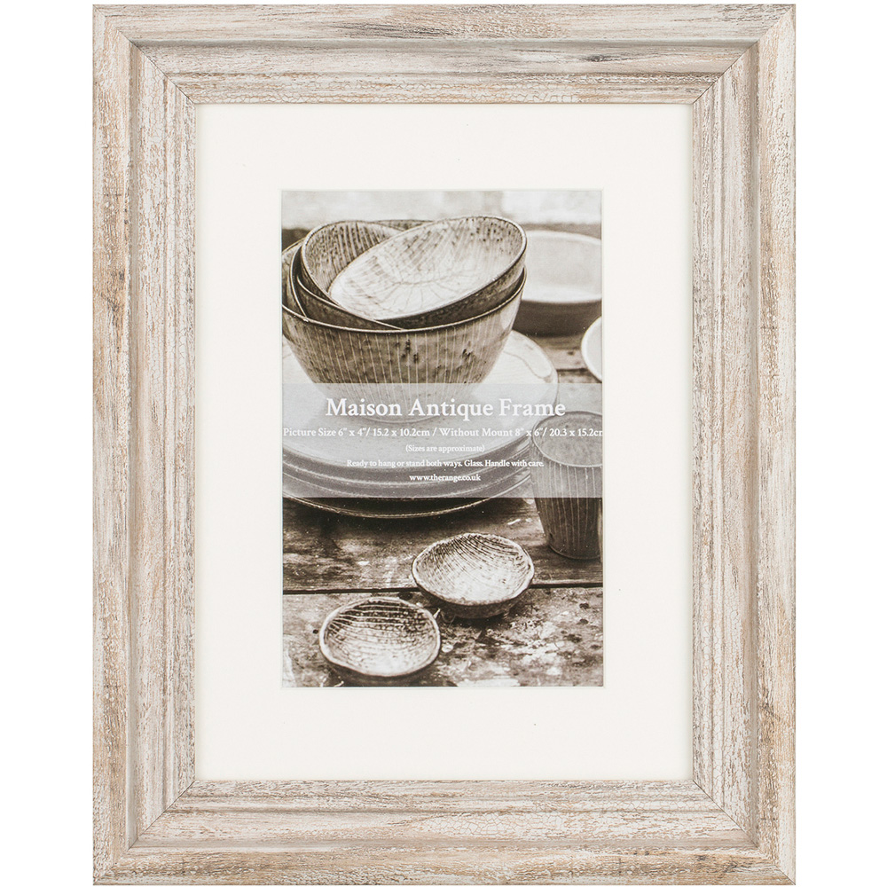 Maison Antique Effect Photo Frame 6 x 4 inch Image