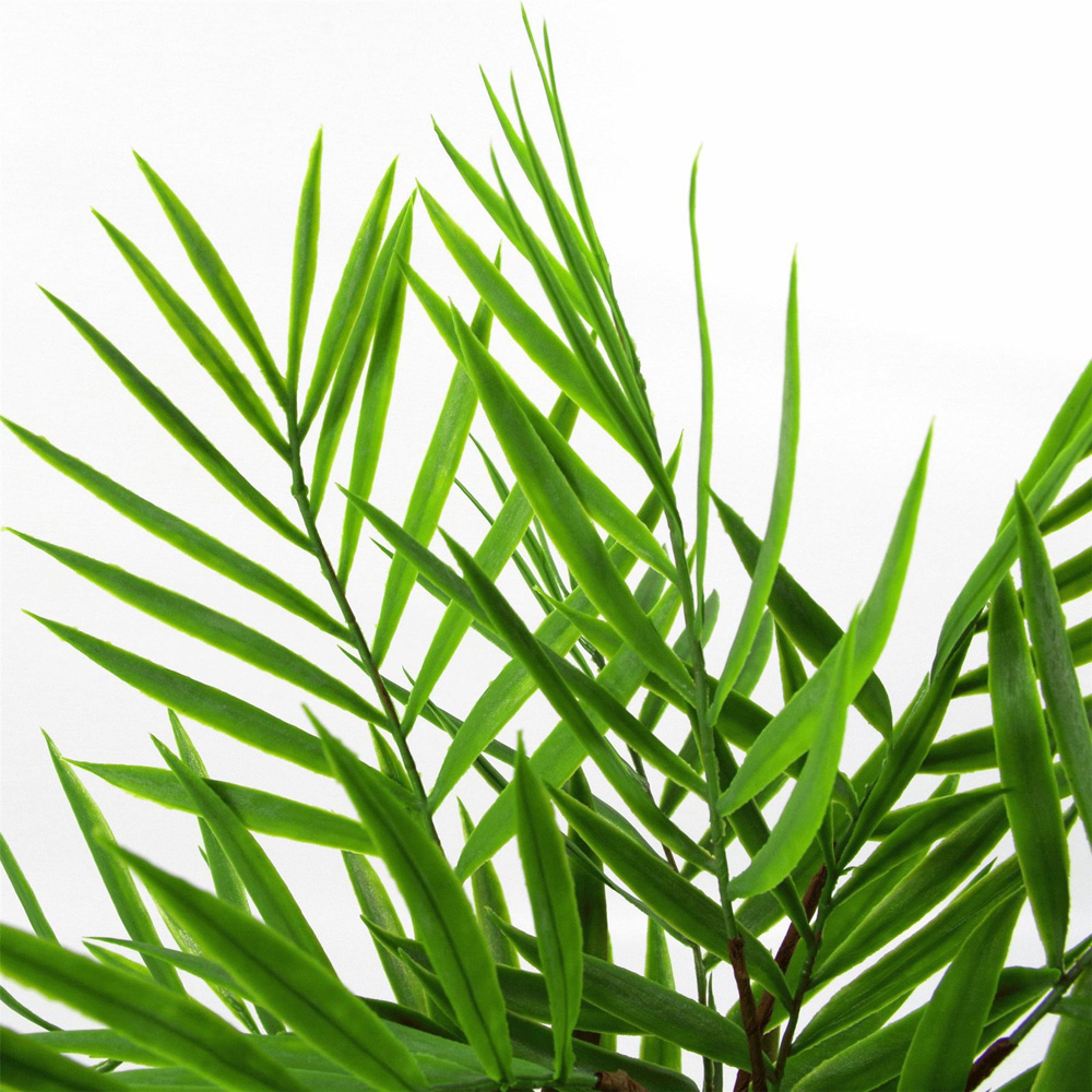 Leaf Bamboo Palm Bush Artificial Plant 40cm 6 Pack Image 5