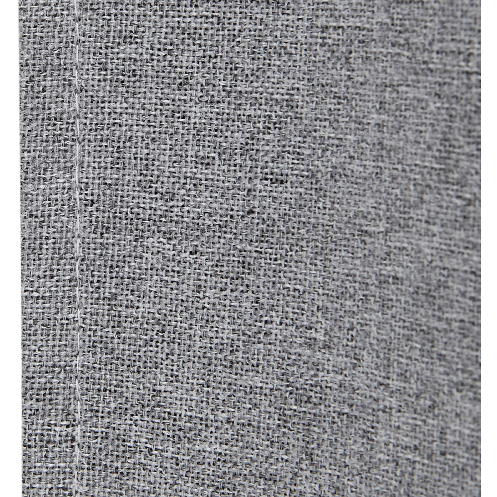 Living and Home Solid Grey Blackout Chenille Curtains 168 x 137cm Image 6