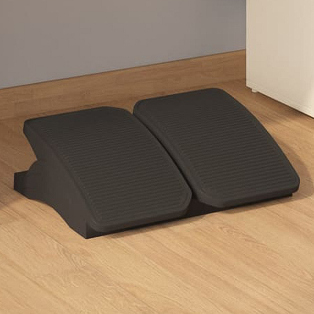 vidaXL Black Footrest Image 1