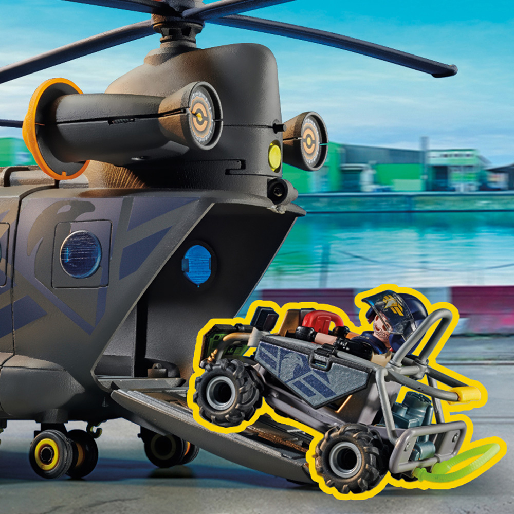 Playmobil Tactical Unit Rescue Aircraft Playset 117 Piece Image 6