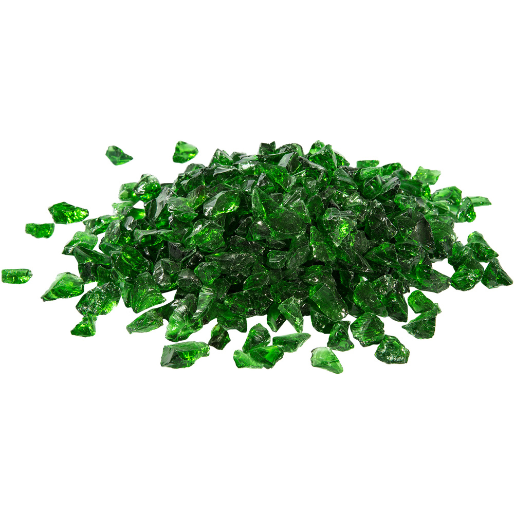 Teamson Home Green Fire Glass Bag 4kg Image 1