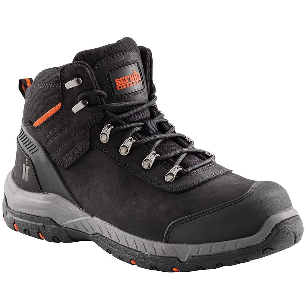 Scruffs Sabatan Safety Boots Size 12 Black Image 1