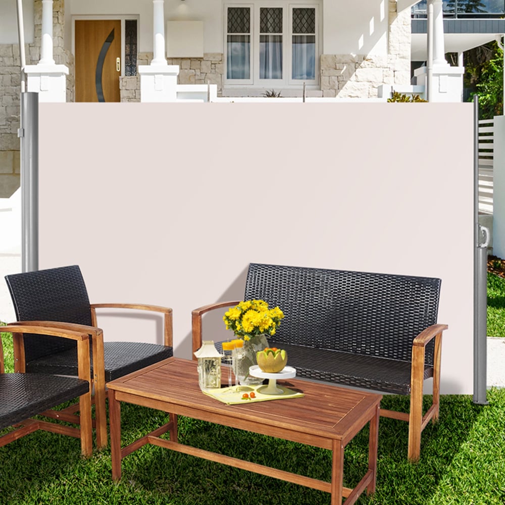 Costway Folding Retractable Side Awning 3 x 1.8m Image 1