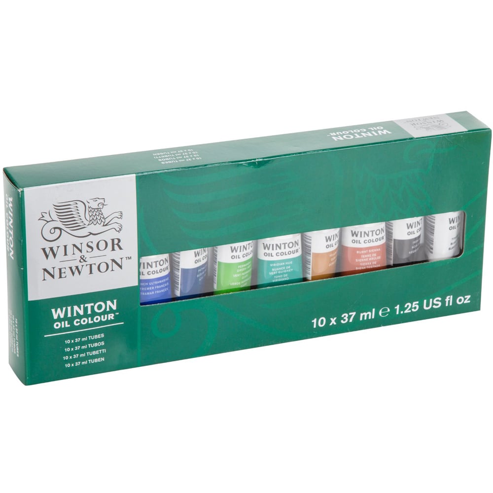 Winsor & Newton Winton Oil Paints 37ml 10 Pack Image 1