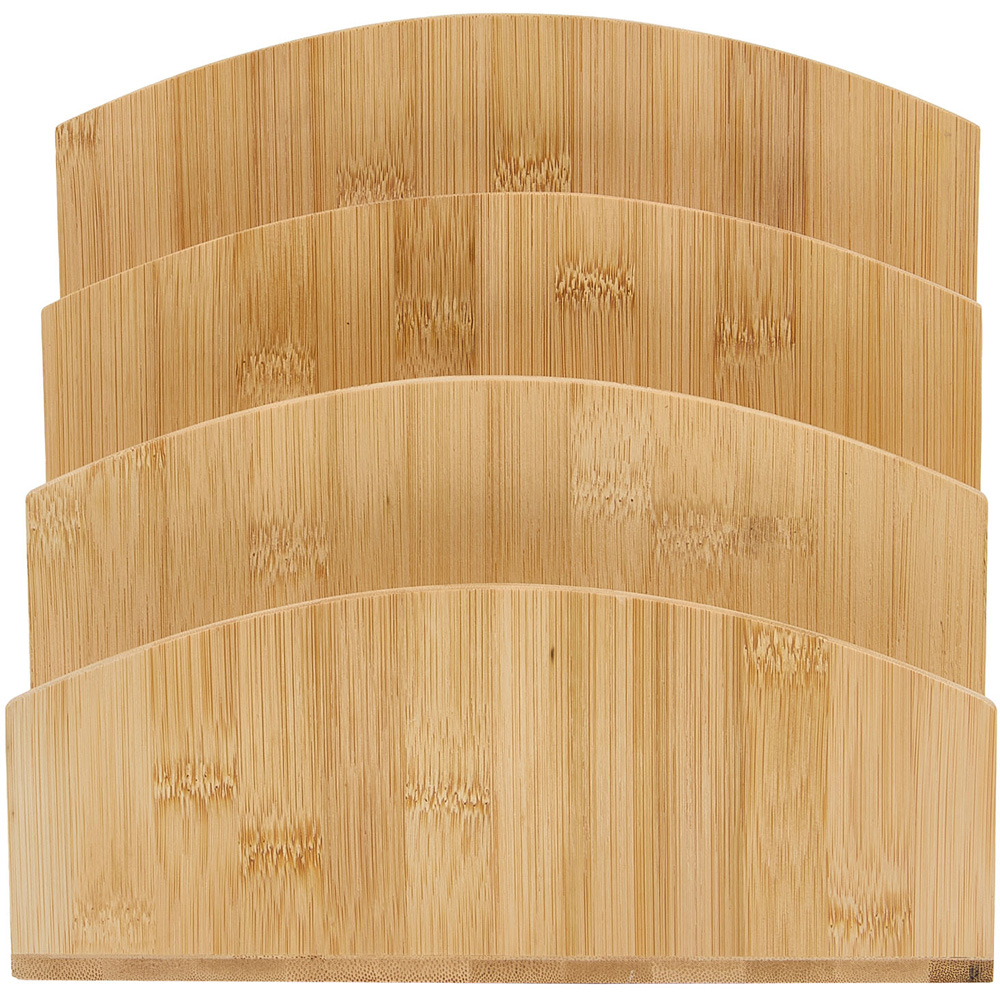 Bamboo Letter Holder Natural Image 2