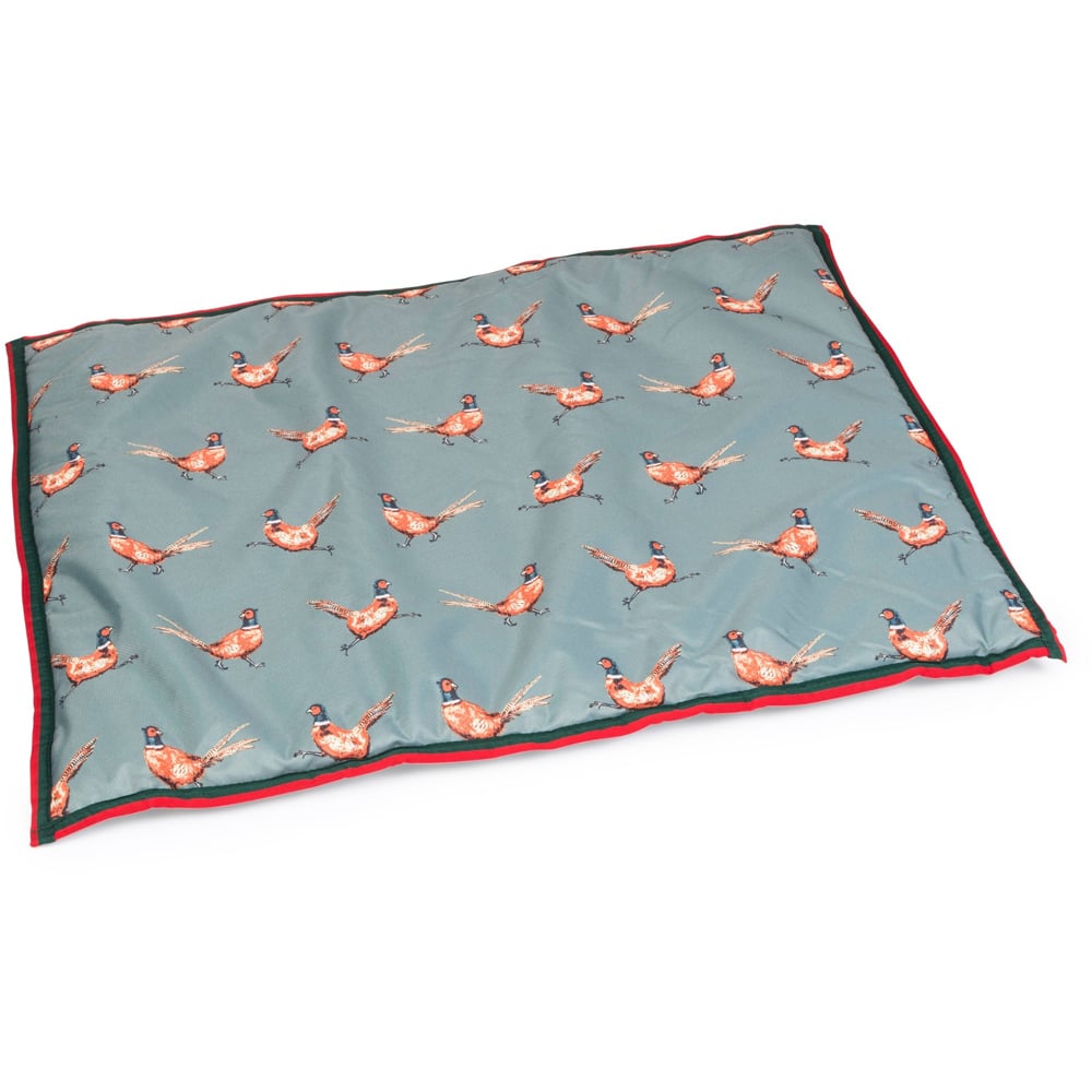 House of Paws Small Medium Green Pheasant Reversible Pet Boot Mat Image 3