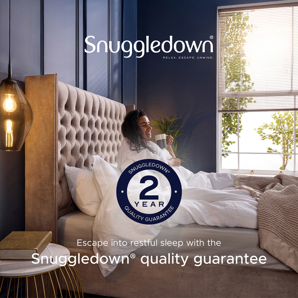 Snuggledown Double Scandinavian Hollowfibre Mattress Topper Image 9