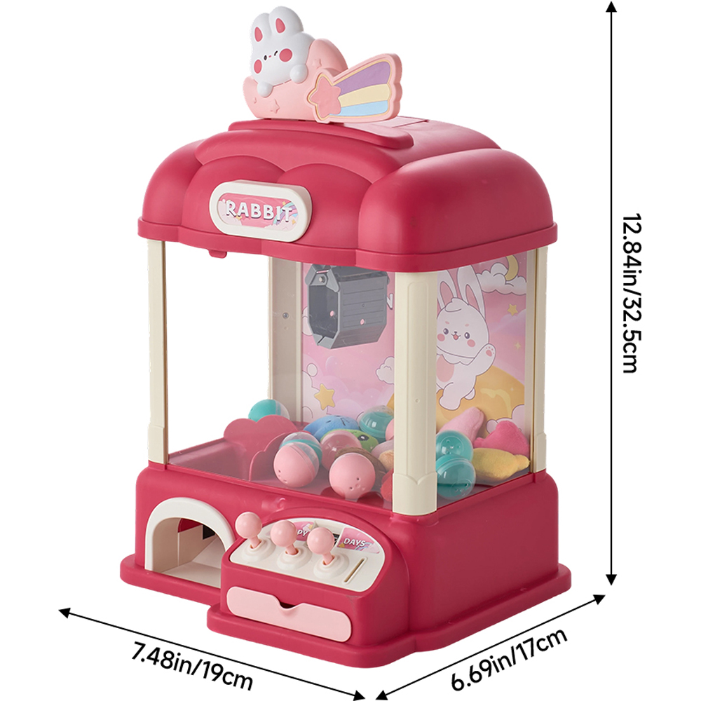 H&O Direct Bunny Mini Toy Grabber Claw Machine 19cm Image 6
