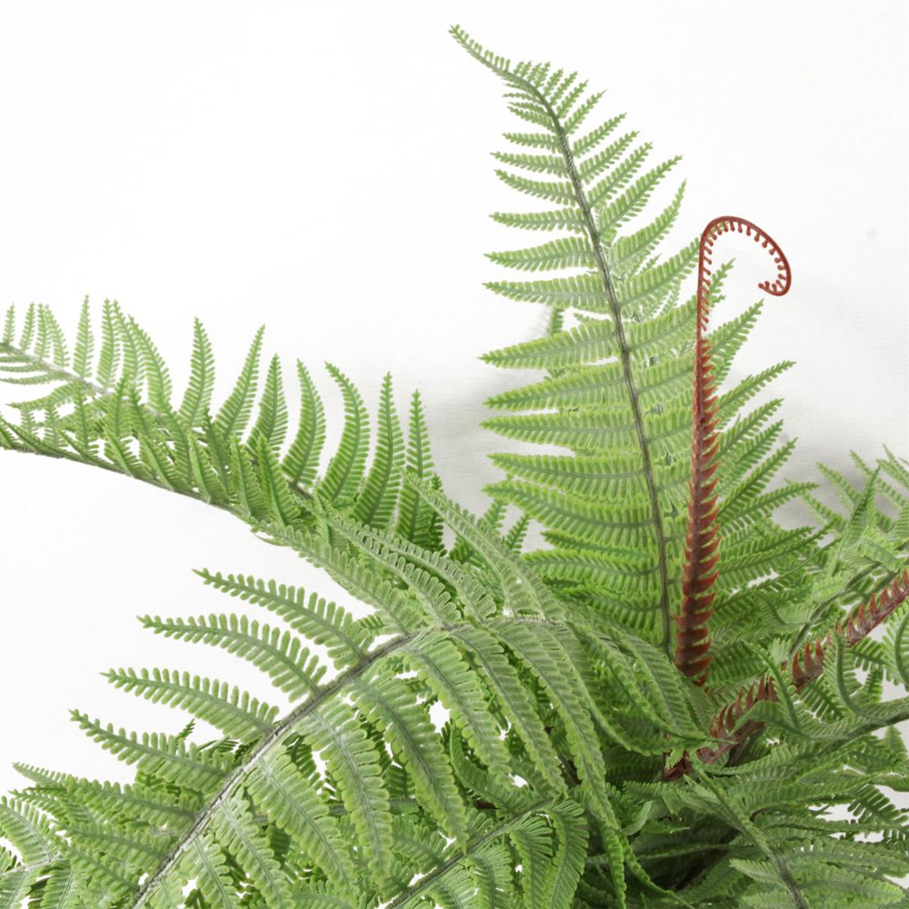 Leaf Light Green Bushy Dixie Wood Fern Artificial Plant 60cm 6 Pack Image 4
