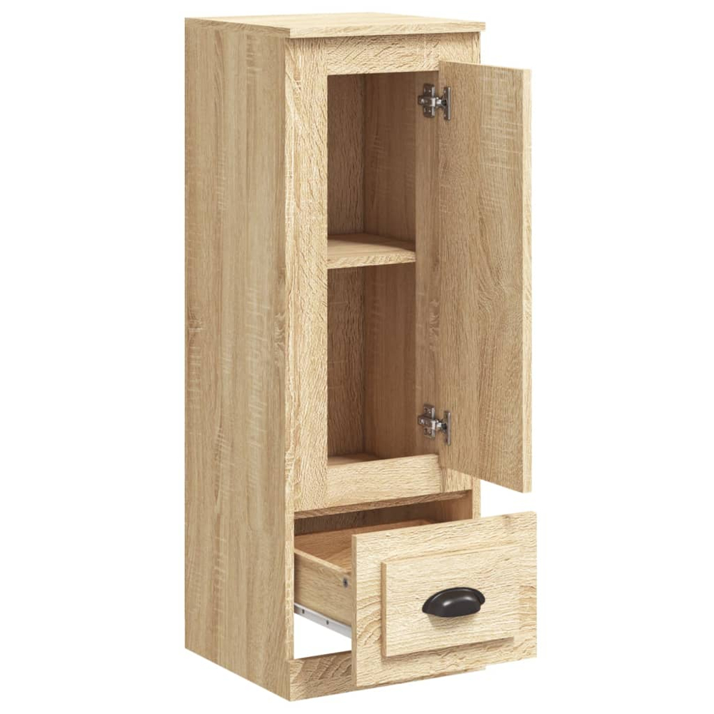 vidaXL Single Door Single Drawer Sonoma Oak Highboard Image 6