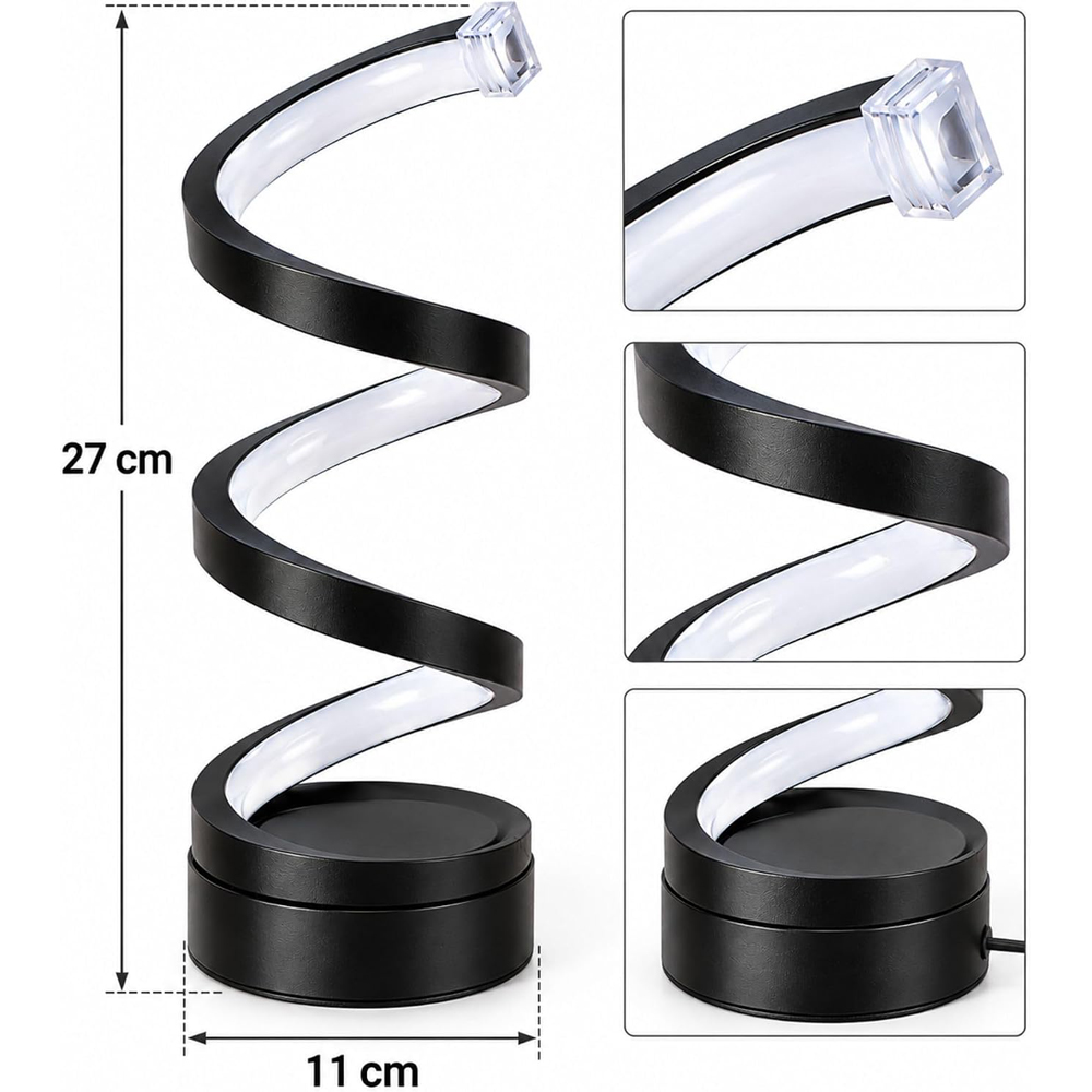 Marco Paul LED Spiral Table Lamp Image 8