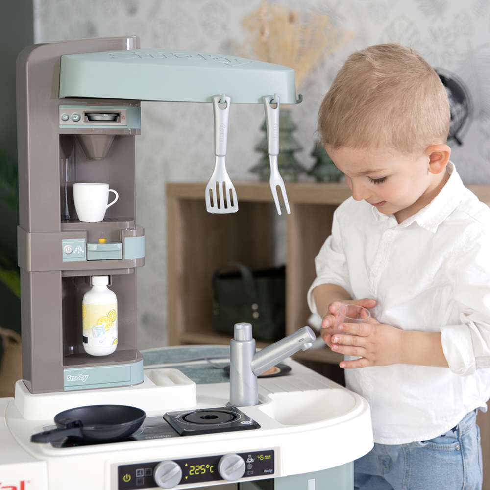 Smoby Tefal Kids 34 Piece Studio XL Bubble Kitchen Island Playset Image 5