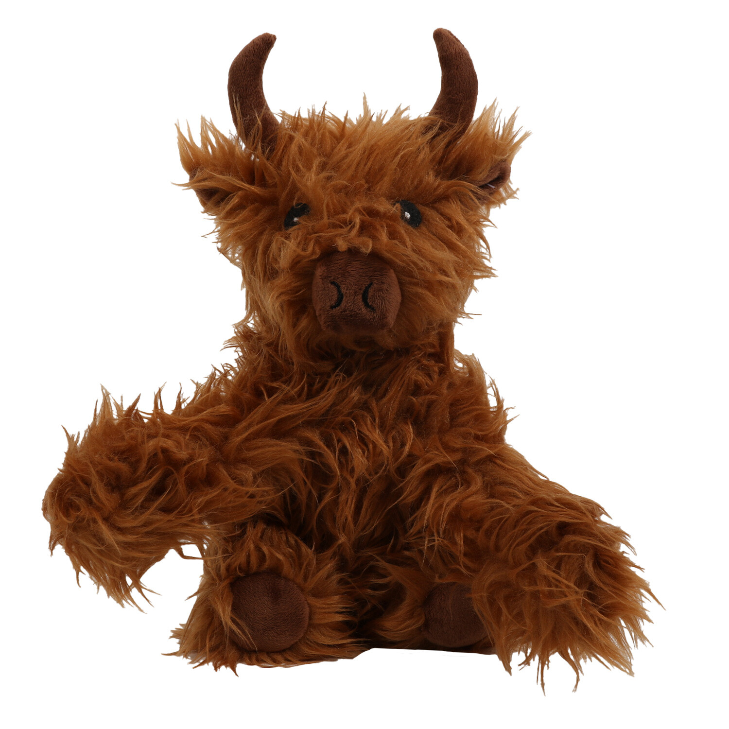 Highland Cow Dog Toy - Brown Image