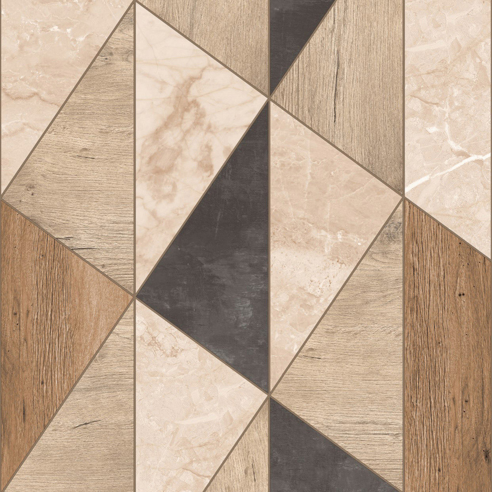 Grandeco Vigo Brown Wallpaper Image 1