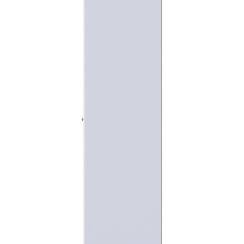 Crowndale Norfolk 3 Door White Ash and Bardolino Oak Mirror Wardrobe Image 3