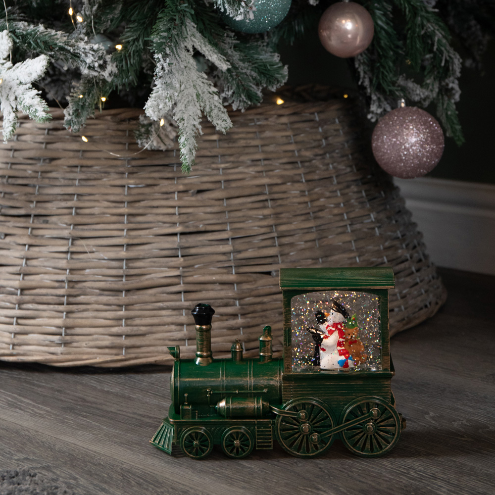 Samuel Alexander Snow Swirl Frosty All Aboard Christmas Decoration 17cm Image 5
