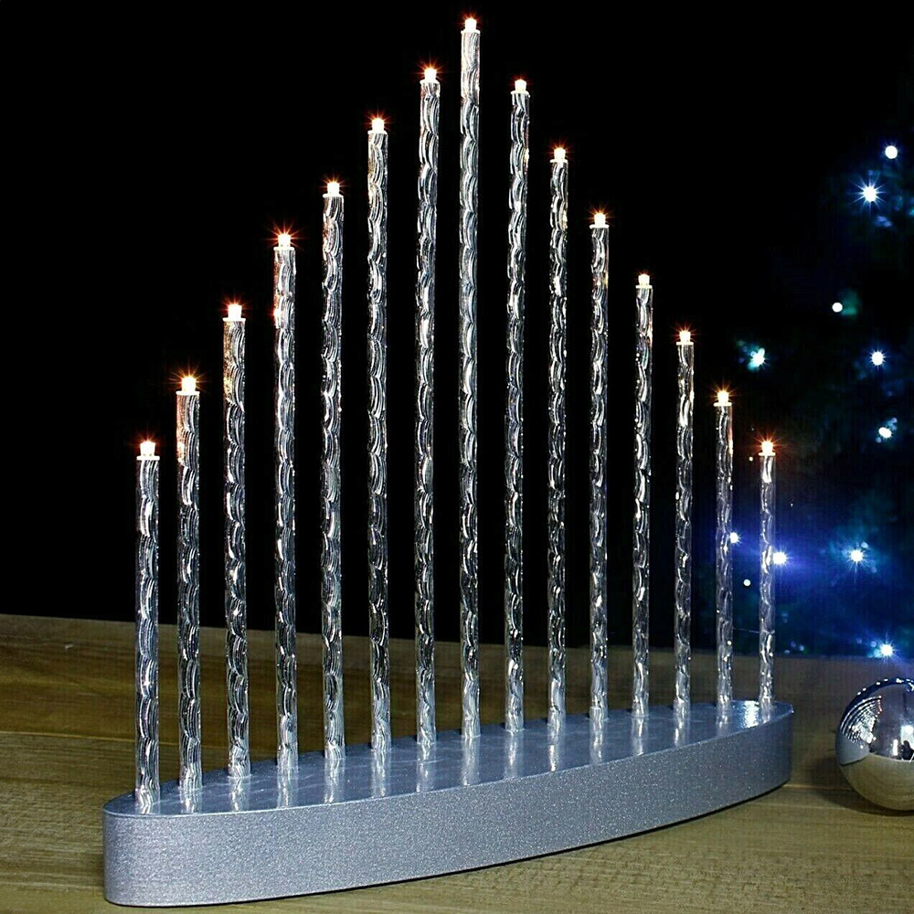 Marco Paul 15 Light Aluminium Candle Bridge Image 1