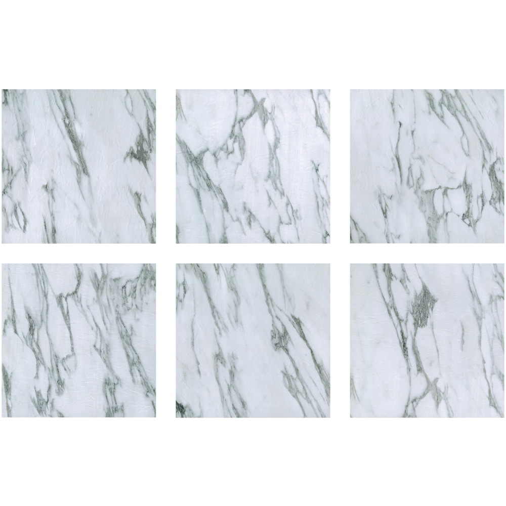 Floorpops Opaline White and Grey Peel and Stick Floor Tile 30.48 x 30.48cm 10 Pack Image 3