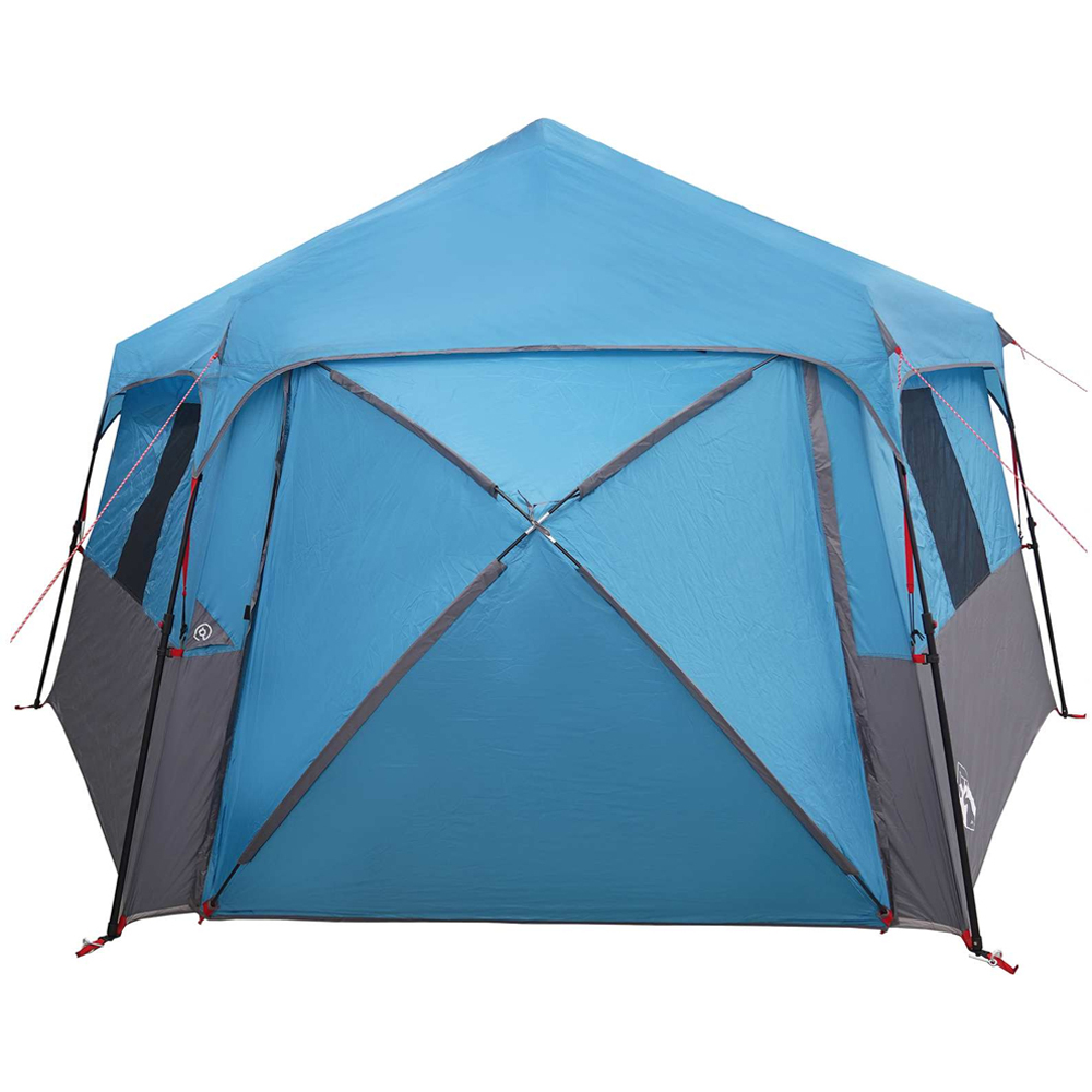 vidaXL 12 Person Instant Camping Shelter Blue Image 3
