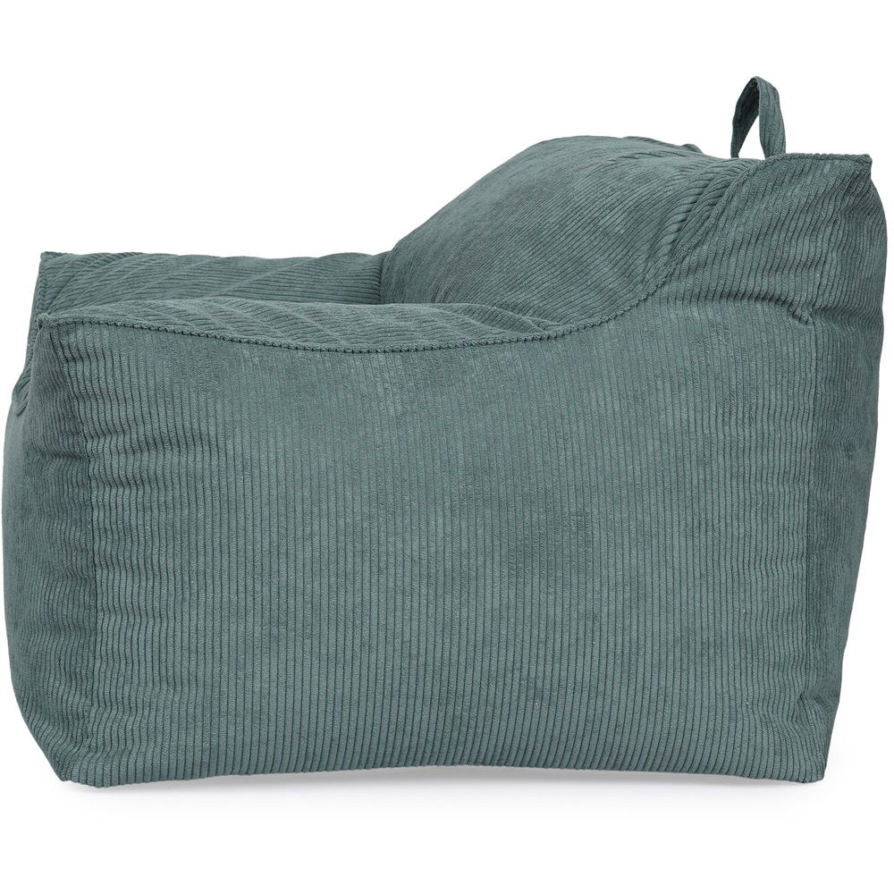 Kaikoo Green Cord Bean Bag Chair Image 3
