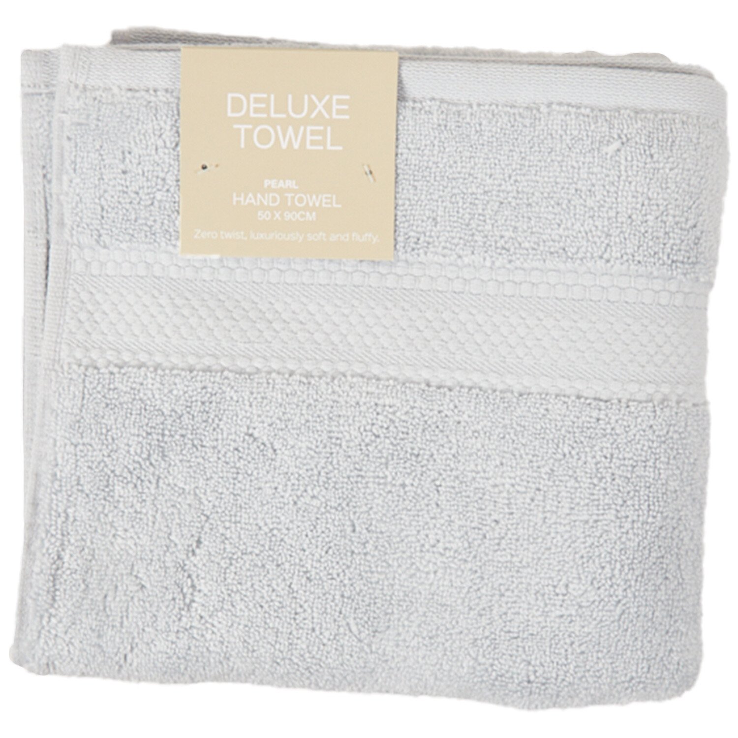 Deluxe Hand Towel - Pearl Image 1