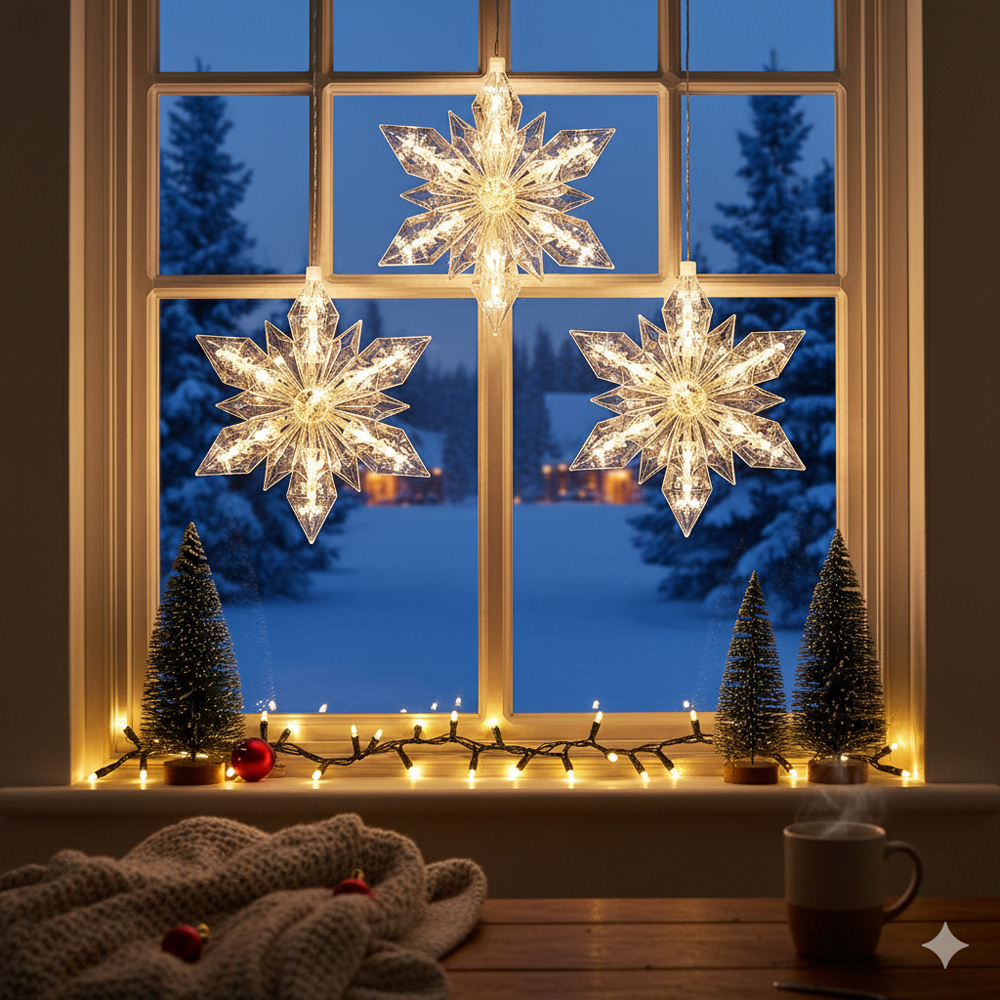 Avilo Warm White LED Indoor Hanging Star Image 2