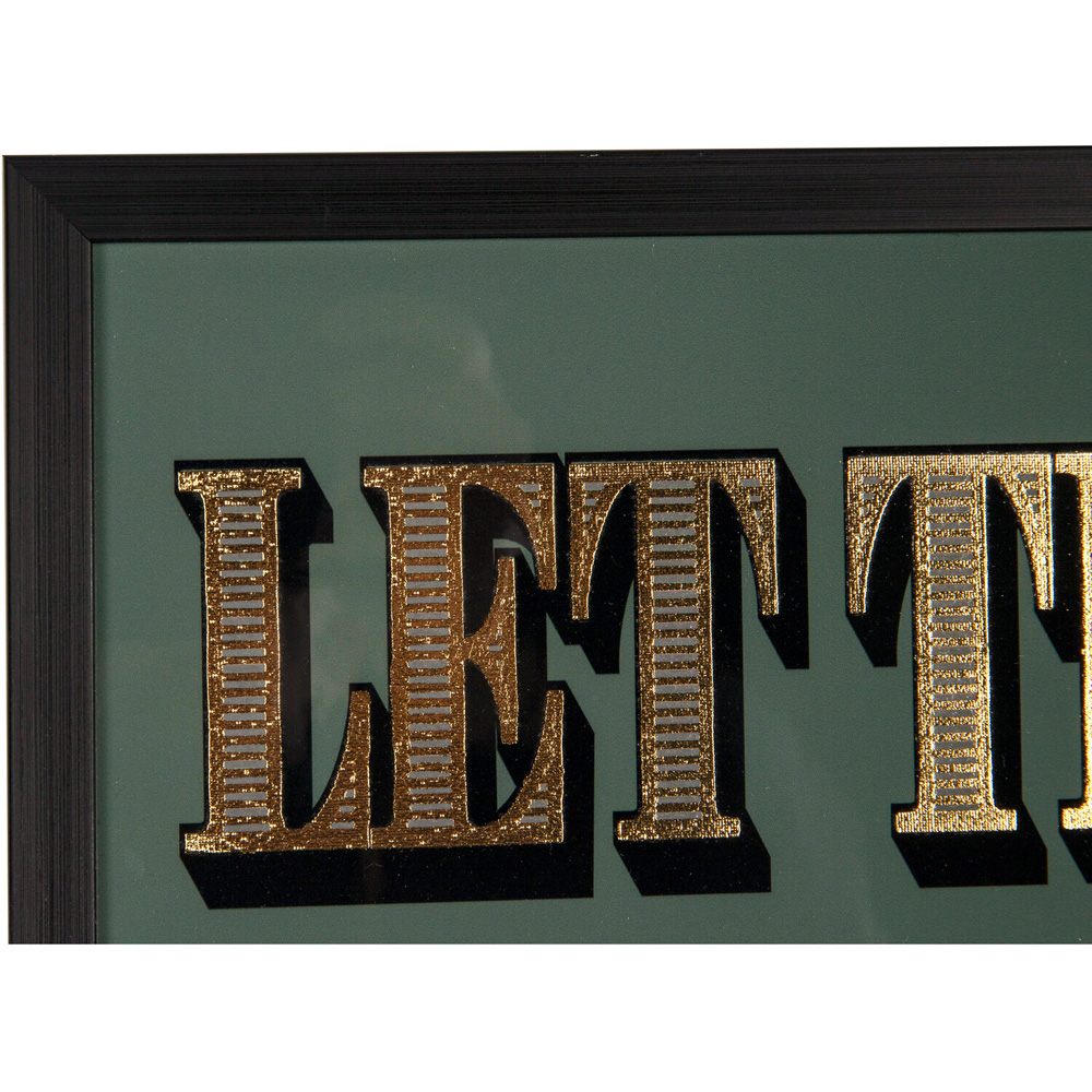Let The Show Begin Wall Art Plaque Image 3