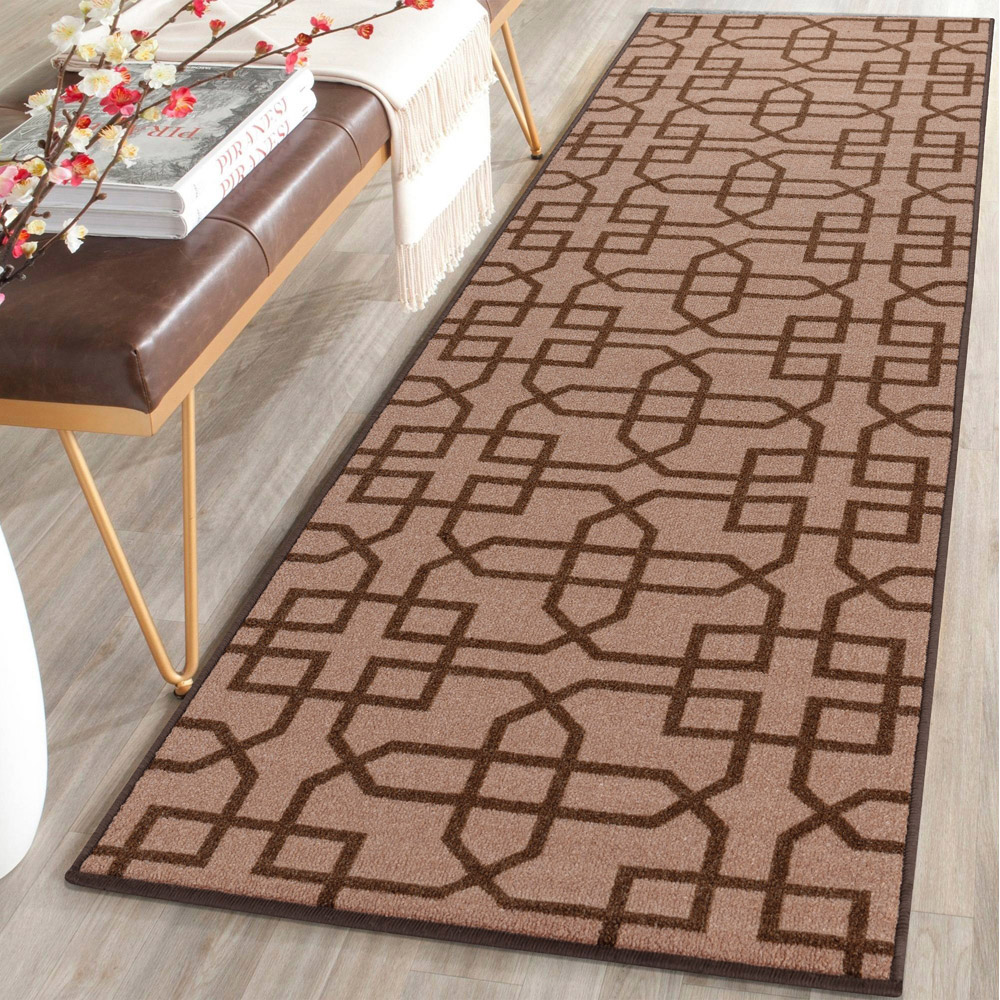 Smart Living Siam Beige and Brown Gel Back Non-Slip Mat 67 x 120cm Image 2