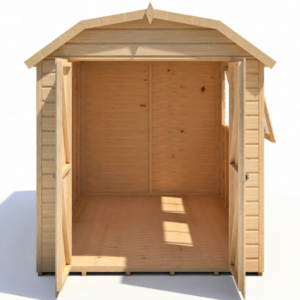Shire Barn 10 x 6ft Double Door Shiplap Apex Garden Shed Image 3