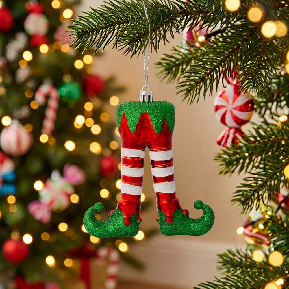 Set of 2 Elf Legs Decoration Image 2