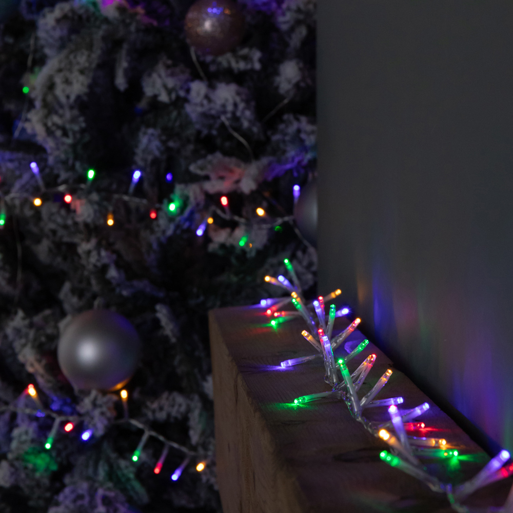 Samuel Alexander TreeBrights 750 Multicoloured LED Clear Cable Christmas String Lights 18.7m Image 1