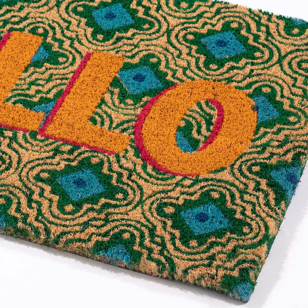 Astley Multicolour Coir Doormat 40 x 60cm Image 2