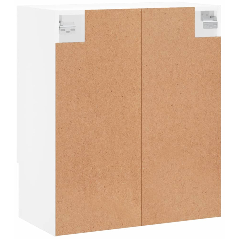 vidaXL 2 Door Single Shelf White Wall Cabinet Image 8