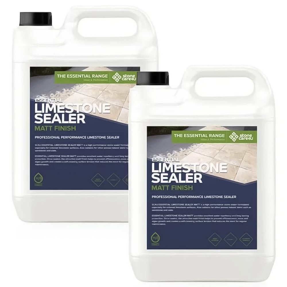 StoneCare4U Essential Matt Finish Limestone Sealer 5L 2 Pack Image