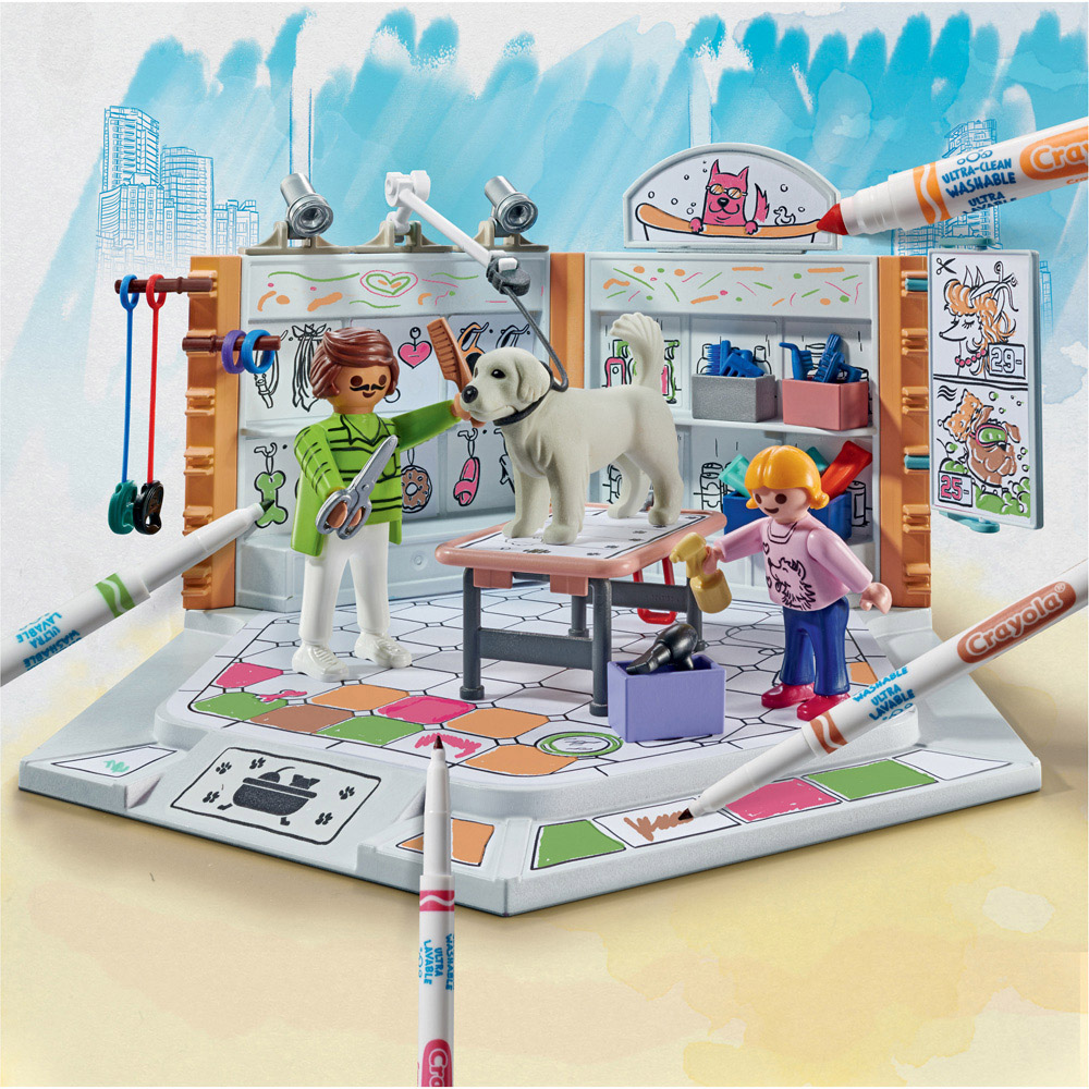 Playmobil Colour Dog Salon Playset 61 Piece Image 5