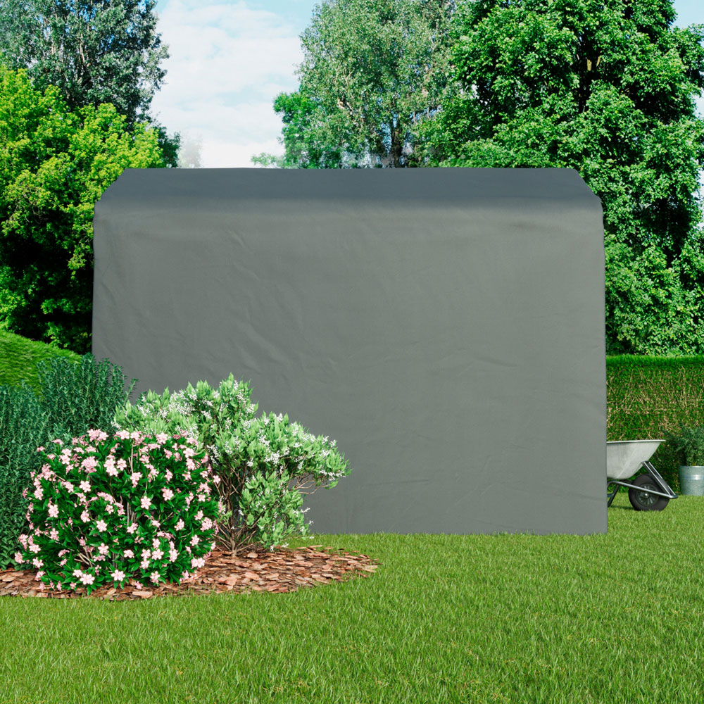 Garden Gear 8 x 12ft Grey Portable Garden Shed Image 5